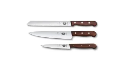 Knivsett Kebony 3stk