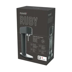 Kullsyremaskin Ruby 2 Black Silver (excl. sylinder)