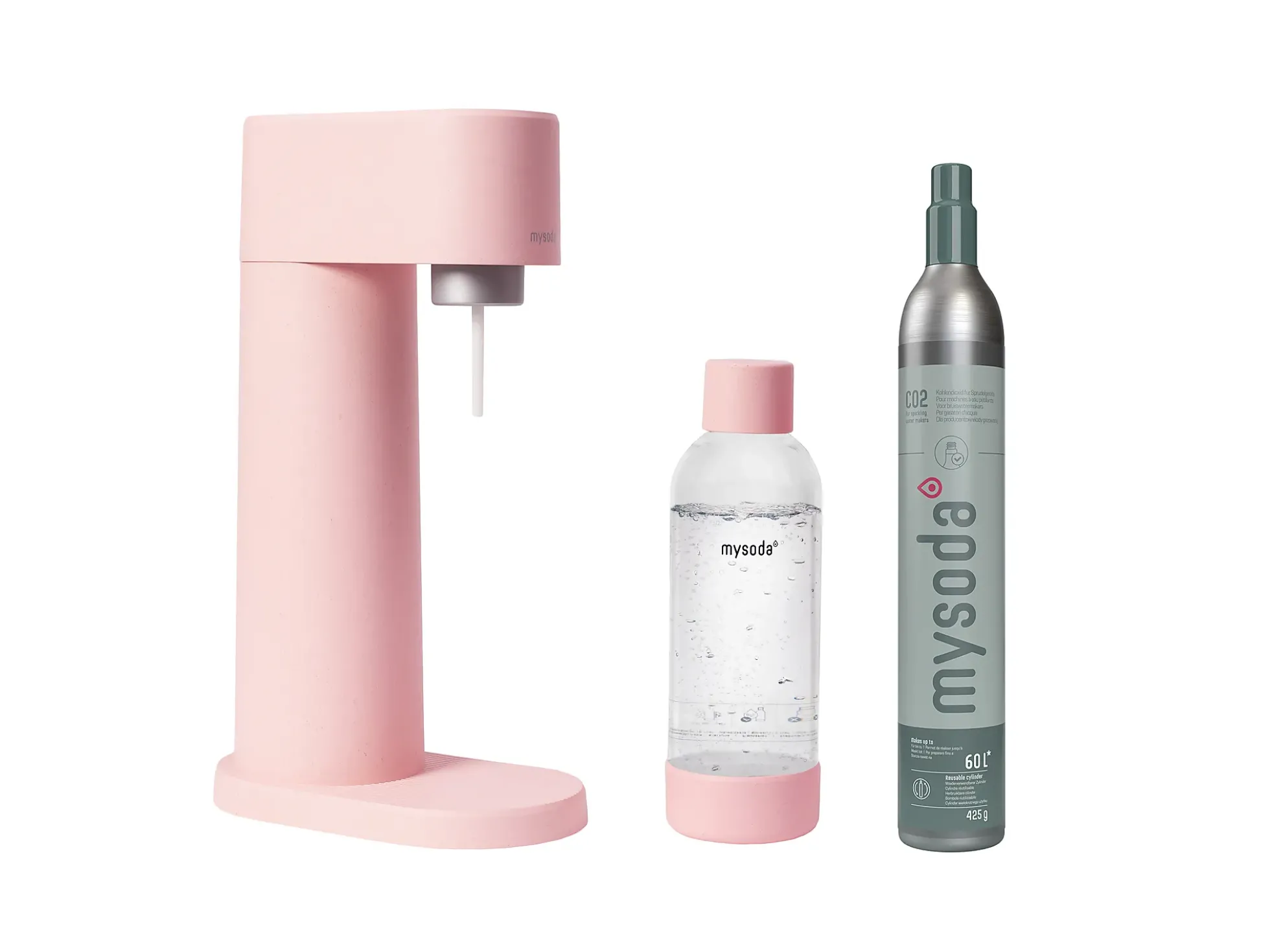 Kullsyremaskin Woody Pink (incl. 60L sylinder)