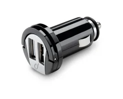 Lader 12/24v USB med to uttak 2A