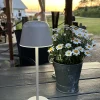 Led Bordlampe Utendørs Beige Oppladbar Usb