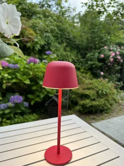 Led Bordlampe Utendørs Magenta Oppladbar Usb