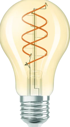 Led Dekorasjonspære E27 A60 806lm Gold Dimbar Varmere Lys