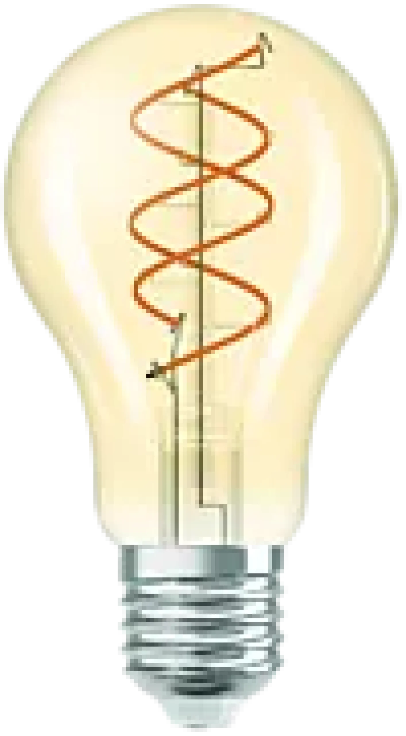 Led Dekorasjonspære E27 A60 806lm Gold Dimbar Varmere Lys