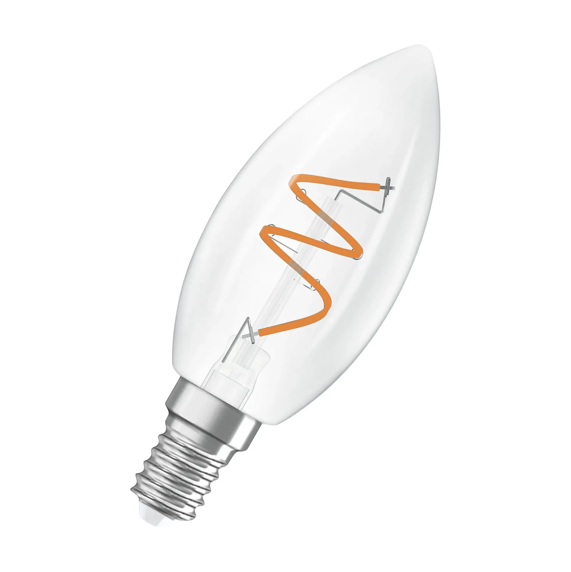 Led Dekorasjonspære E14 B28 300lm klar Dimbar Varmhvit