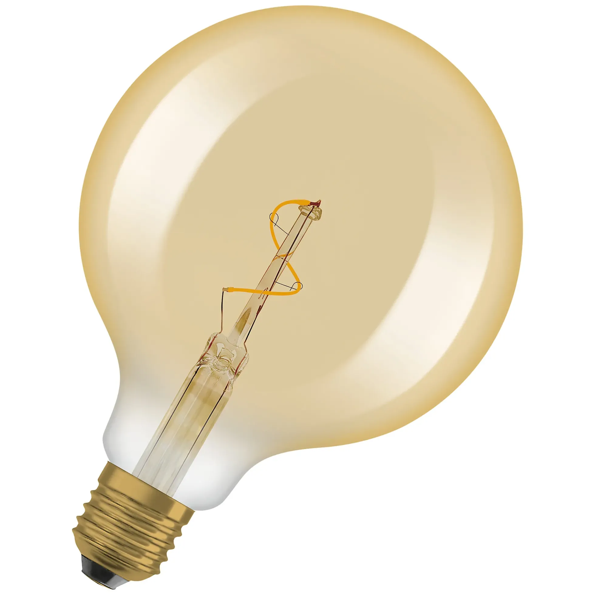 Led Dekorasjonspære E27 G125 30lm Gold Varmere Lys