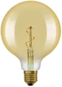 Led Dekorasjonspære E27 G125 30lm Gold Varmere Lys