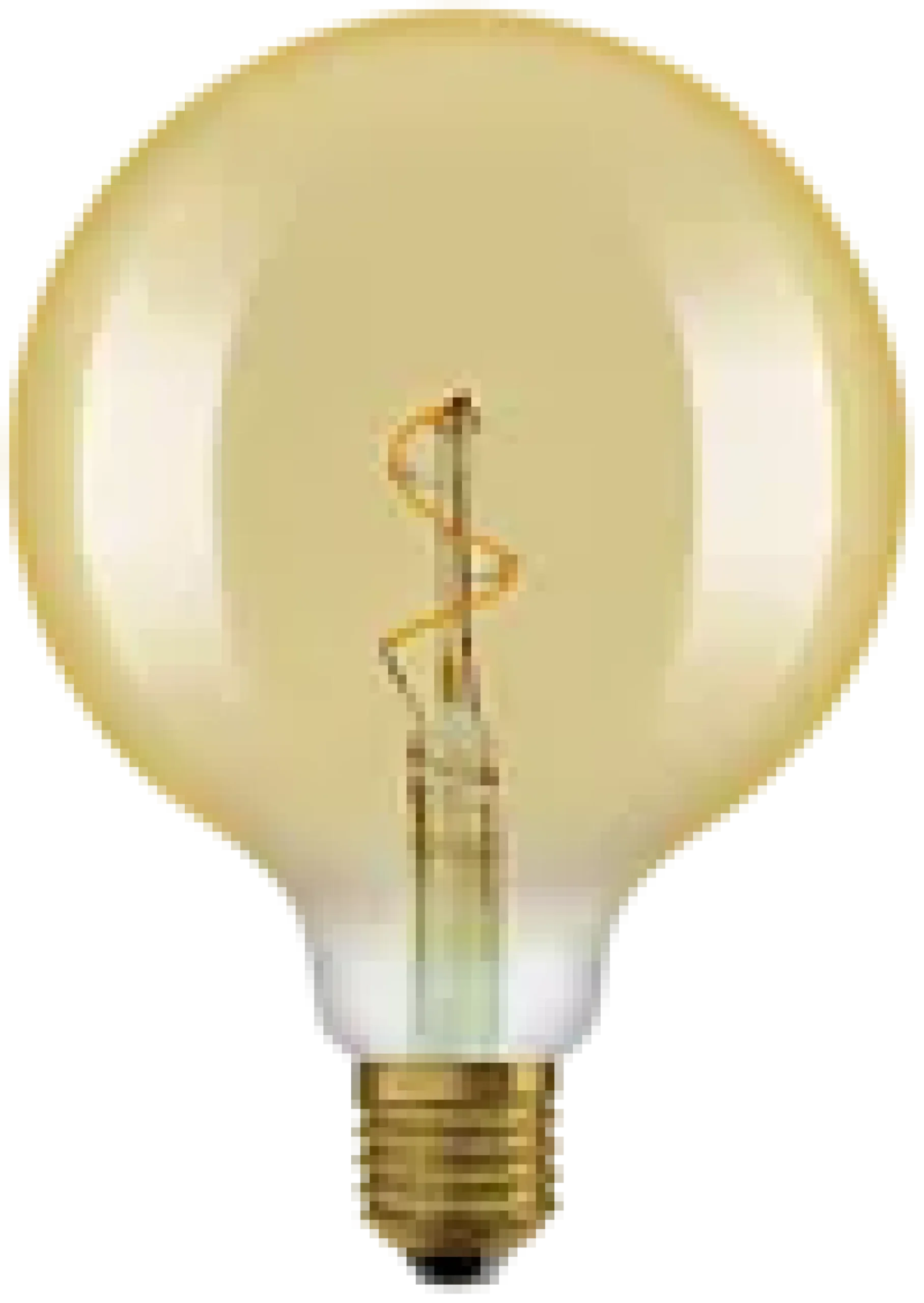 Led Dekorasjonspære E27 G125 30lm Gold Varmere Lys