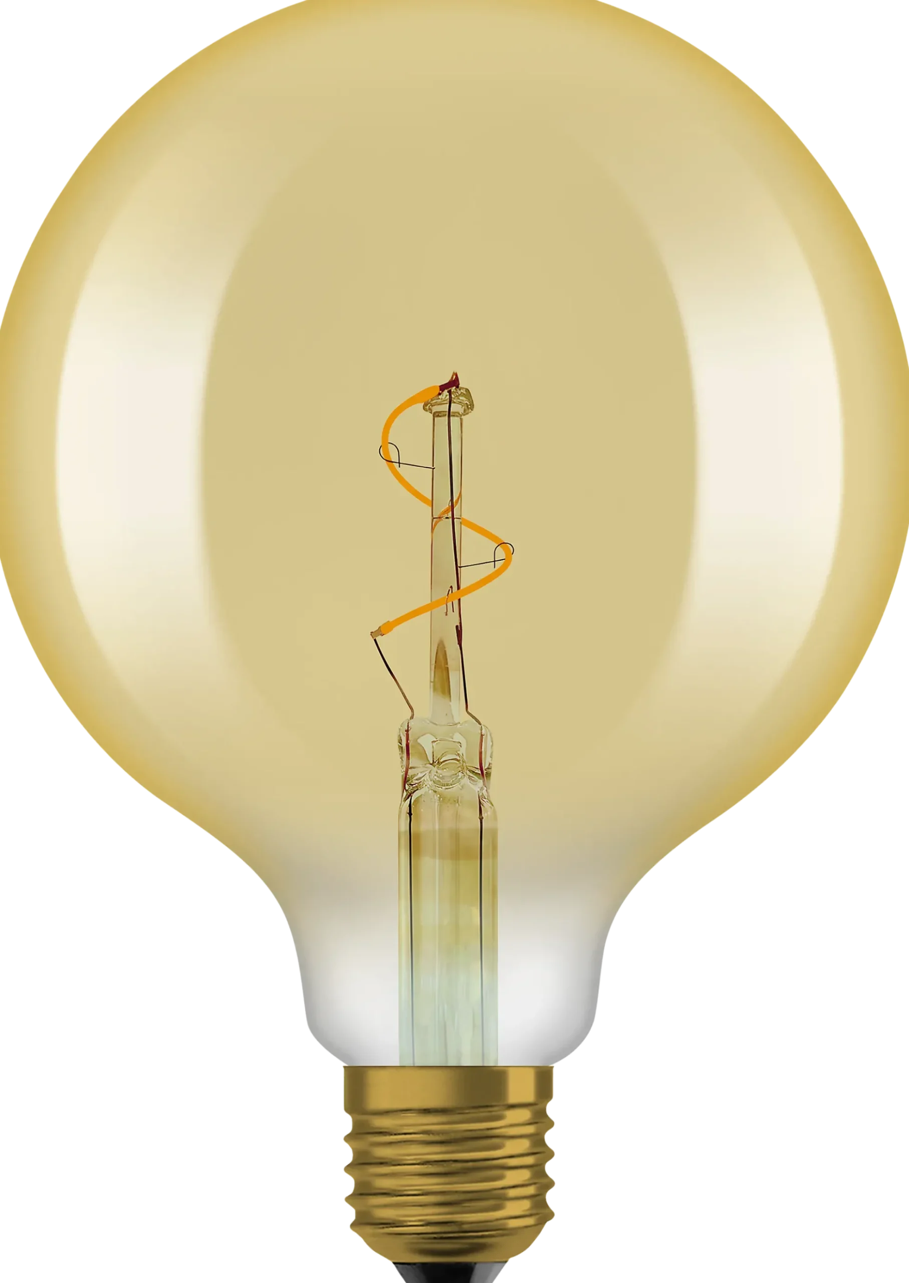 Led Dekorasjonspære E27 G125 30lm Gold Varmere Lys