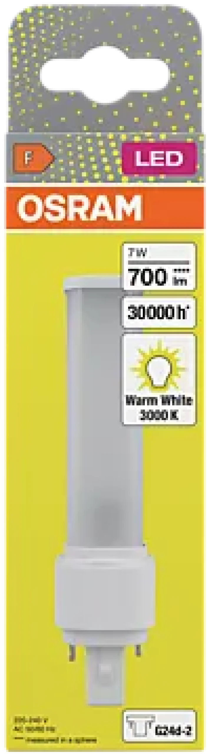 LED Dulux D 18 7W 830 G24D-2