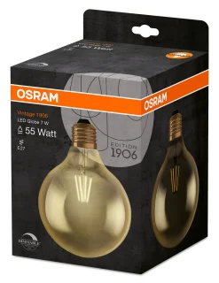 LED Globe G125 54 gold E27