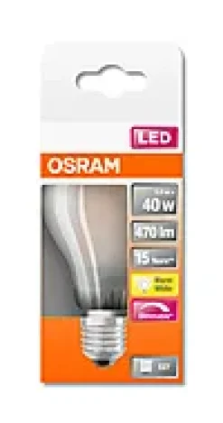 LED lyspære Classic A 40 4,5W 2700K matt dim E27