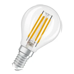 Led Lyspære E14 Classic P40 470lm klar Dimbar Varmhvit