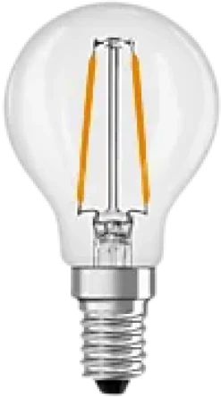 Led Lyspære E14 Classic P15 136lm klar Varmhvit