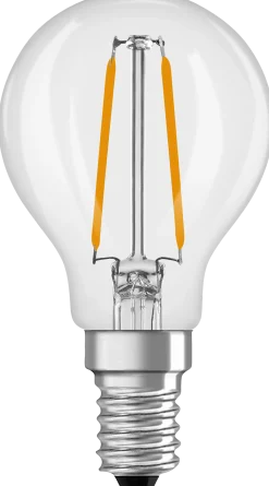 Led Lyspære E14 Classic P15 136lm klar Varmhvit