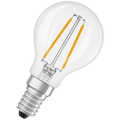 Led Lyspære E14 Classic P15 136lm klar Varmhvit