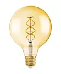 LED lyspære Globe G125 25 gold E27
