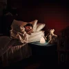 Led Nattlampe Kanin Oppladbar