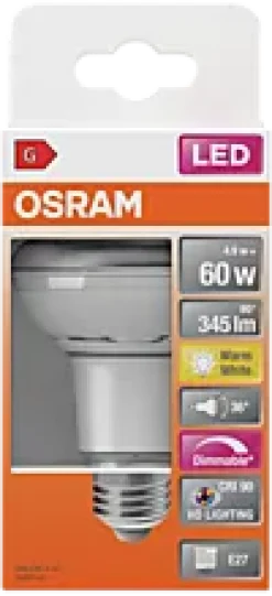LED Spot R63 60 5,9W 2700K dim E27