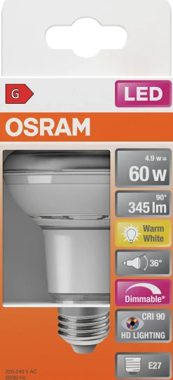 LED Spot R63 60 5,9W 2700K dim E27