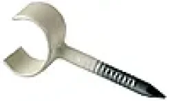 Ledningsklammer 7-10mm rund med 25mm stift 10stk