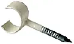 Ledningsklammer 7-10mm rund med 25mm stift 10stk