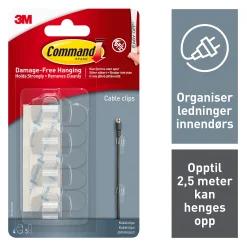 Ledningsklips innendørs