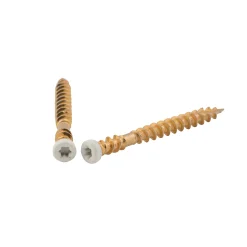 Listeskrue h 3,9x41 hvit 20stk