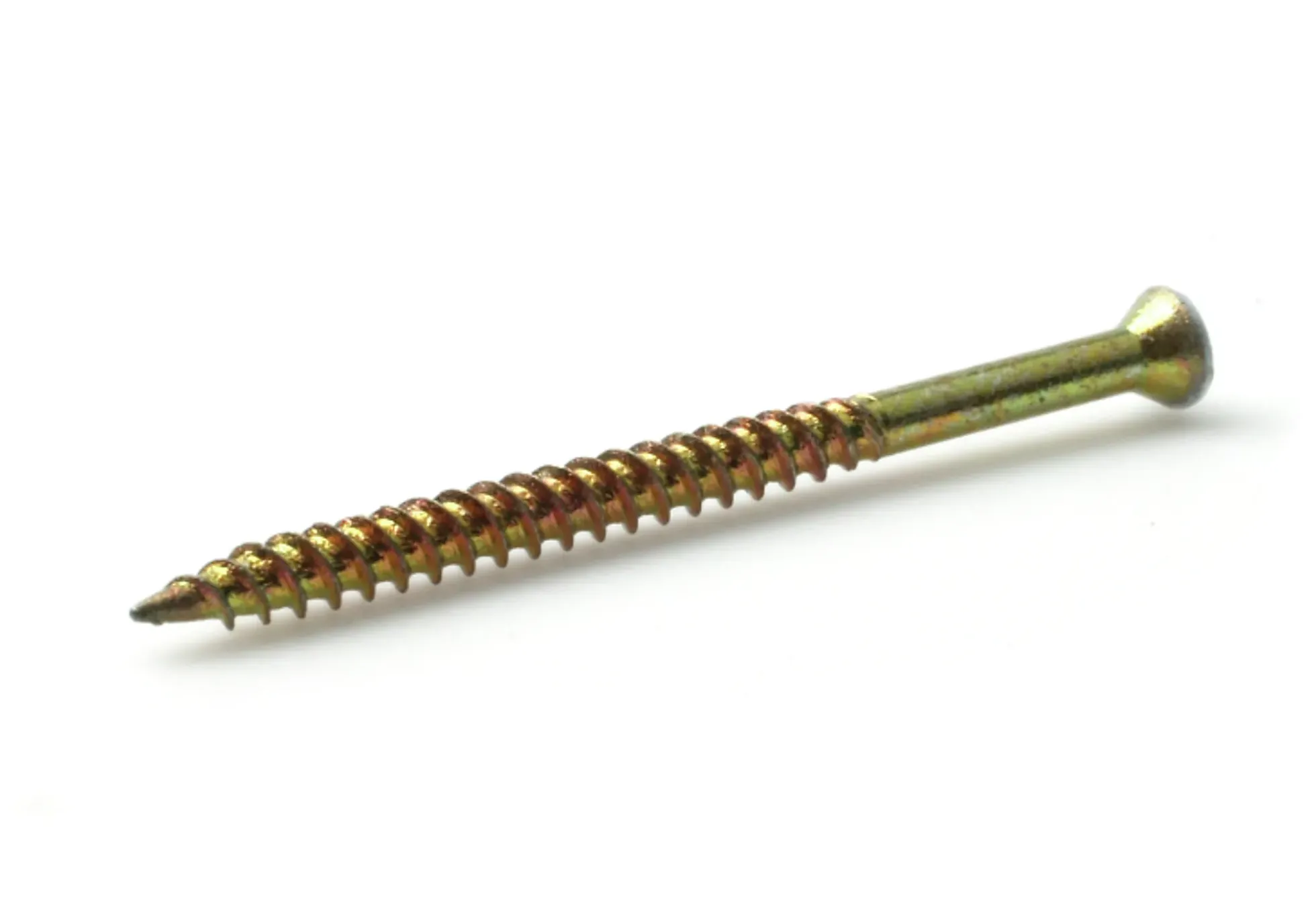 Listeskrue 3,9x57mm elforsinket gul 20stk