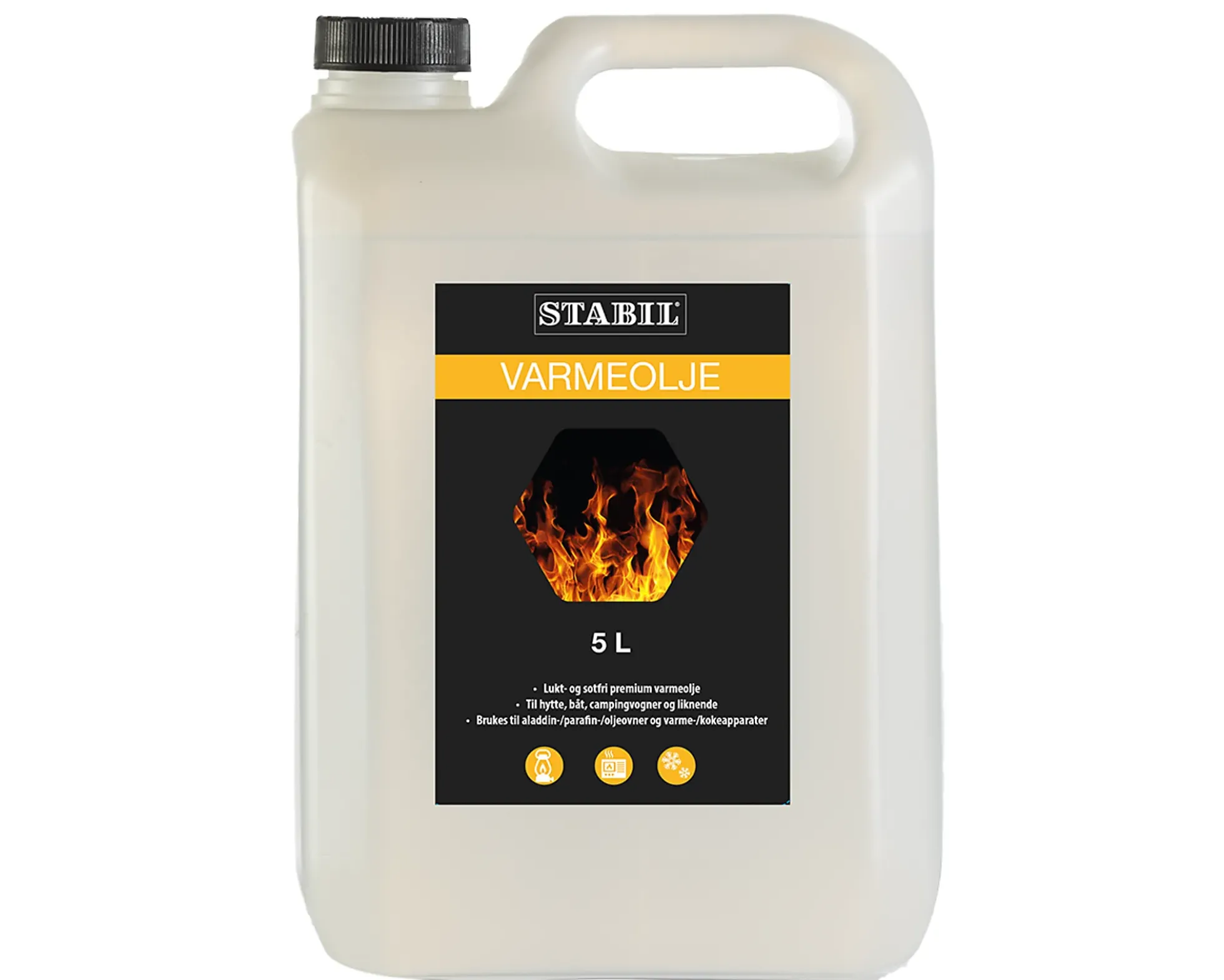 Lukt- og sotfri Premium varmeolje 5l