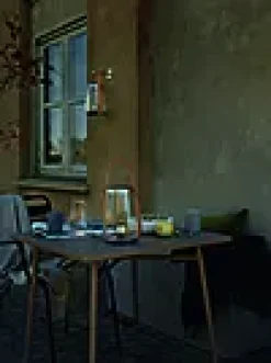 Lykt med hank Design With Light klar 25cm