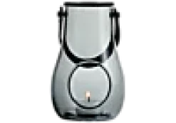 Lykt med hank Design With Light smoke 16cm