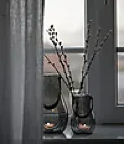 Lykt med hank Design With Light smoke 16cm