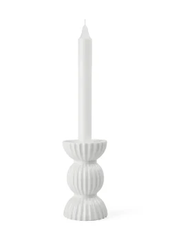 Lysestake Tura hvit 14cm