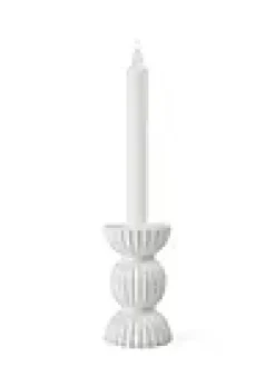 Lysestake Tura hvit 14cm