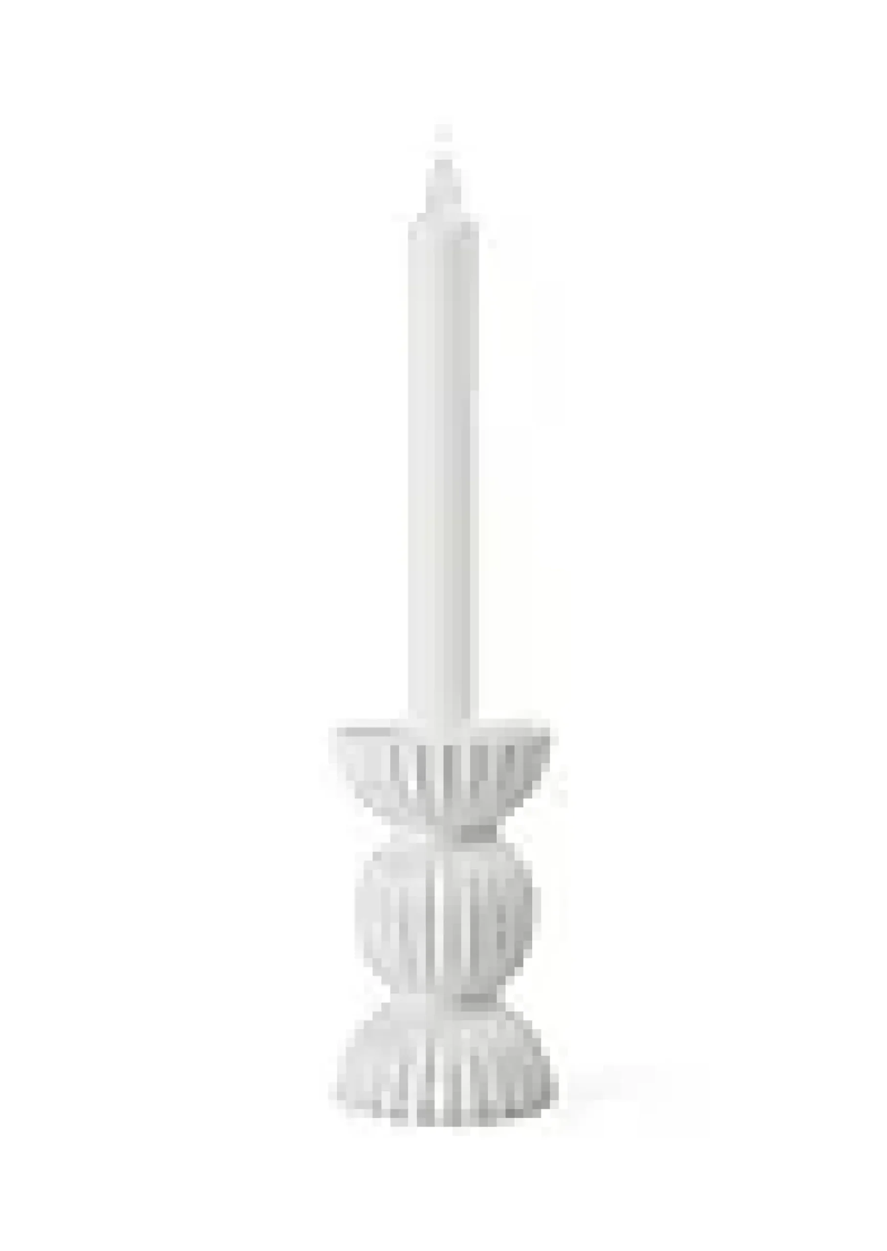 Lysestake Tura hvit 14cm