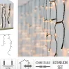 Lyslenke Extension Icicle 100ledlys varmhvit IP44 3m