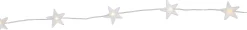 Lyslenke 100ledlys med transparent dekorasjon varmhvit IP44 3m