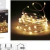 Lyslenke Wire 80LED Varmhvit Batteridrevet