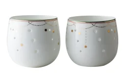 Lyslykt 8cm Julemorgen Girlander 2stk