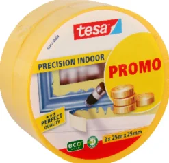 MALERTAPE 25M*25MM 2PK GUL TESA MASKERINGSTAPE PROFESSIONAL