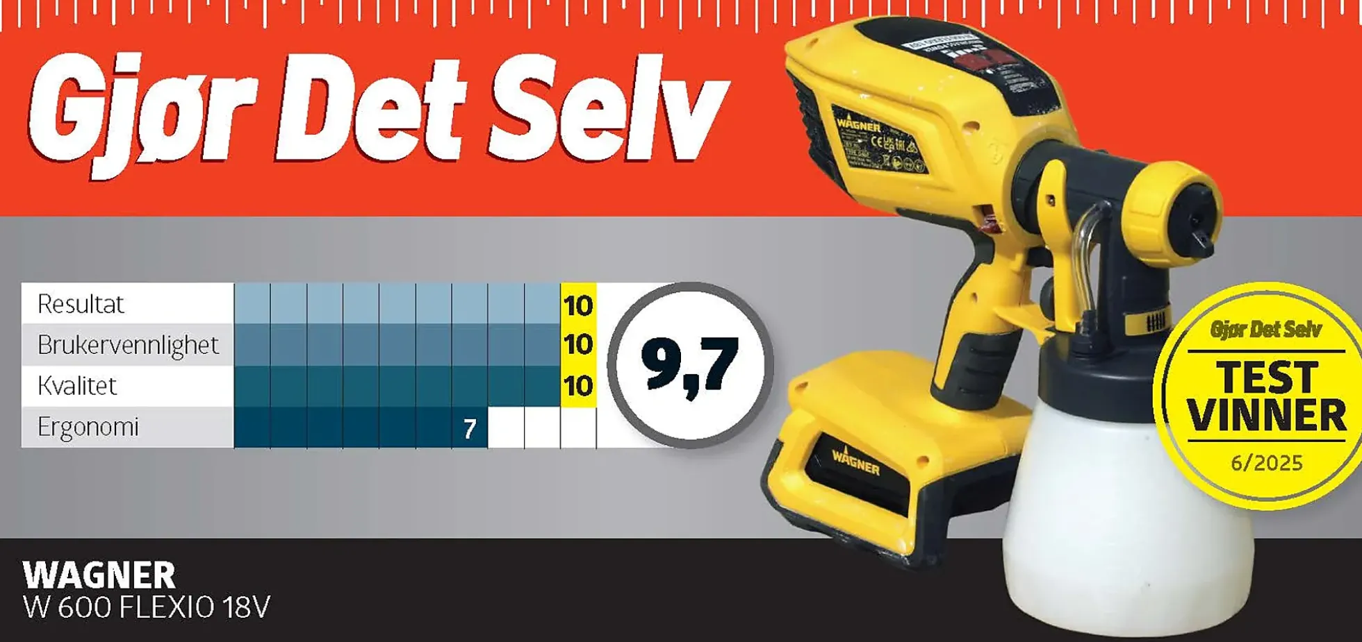 Malesprøyte universal W600 18V