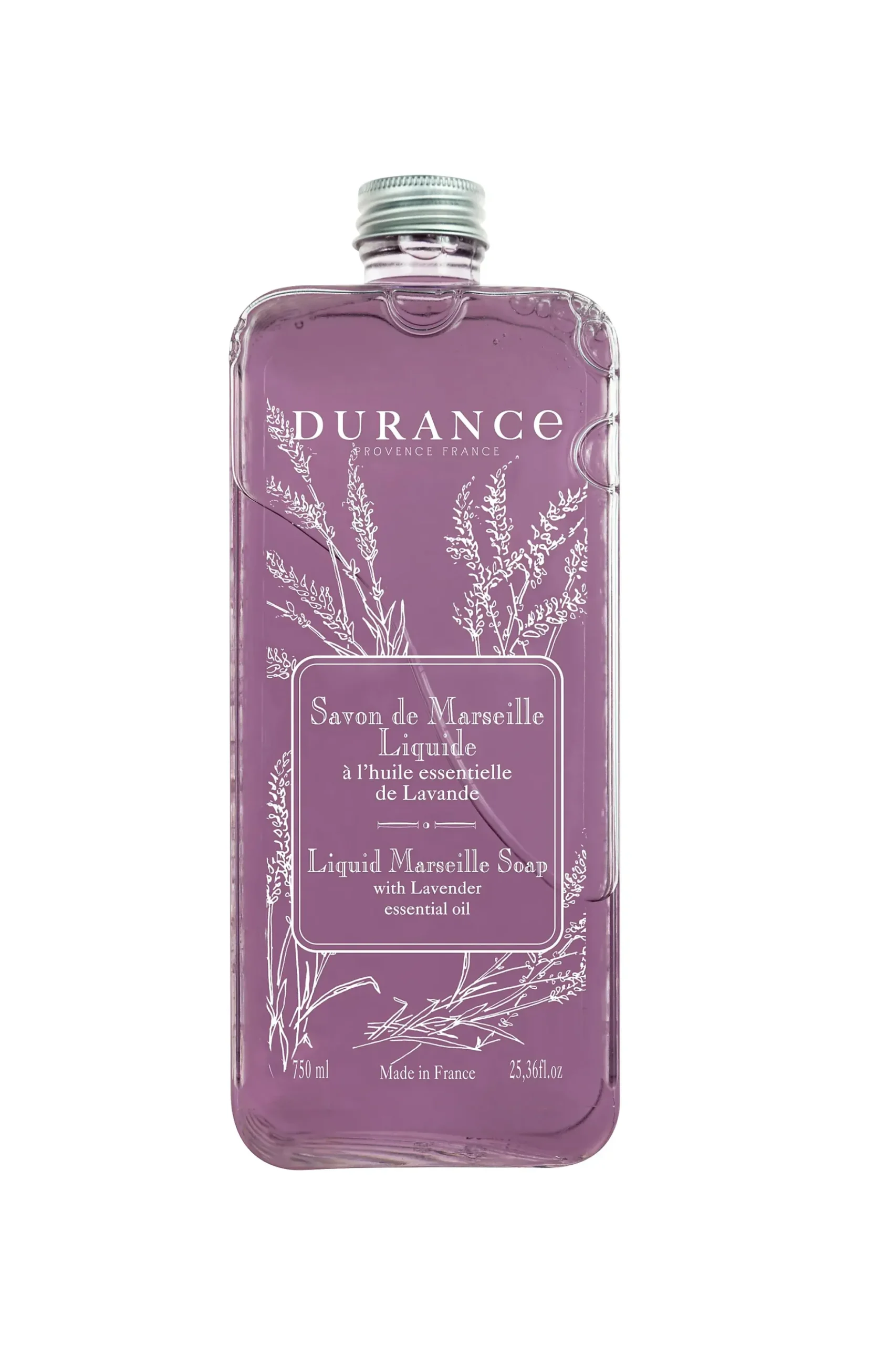 MARSEILLE SÅPE LAVENDEL. 750ML. LILLA. MED ETERISKE OLJER FO