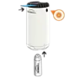Myggjager Halo hvit