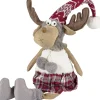 NISSE ELG SITTENDE 23X79CM RØD/BRUN