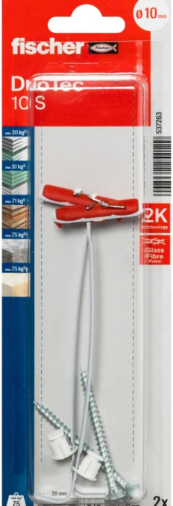 Nylonplugg Duotec S K NV 2stk