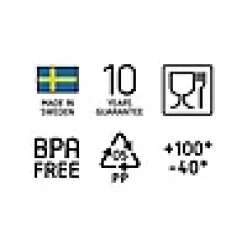 Oppbevaringsboks med lokk Classic 20l