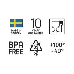Oppbevaringsboks med lokk Classic 14l