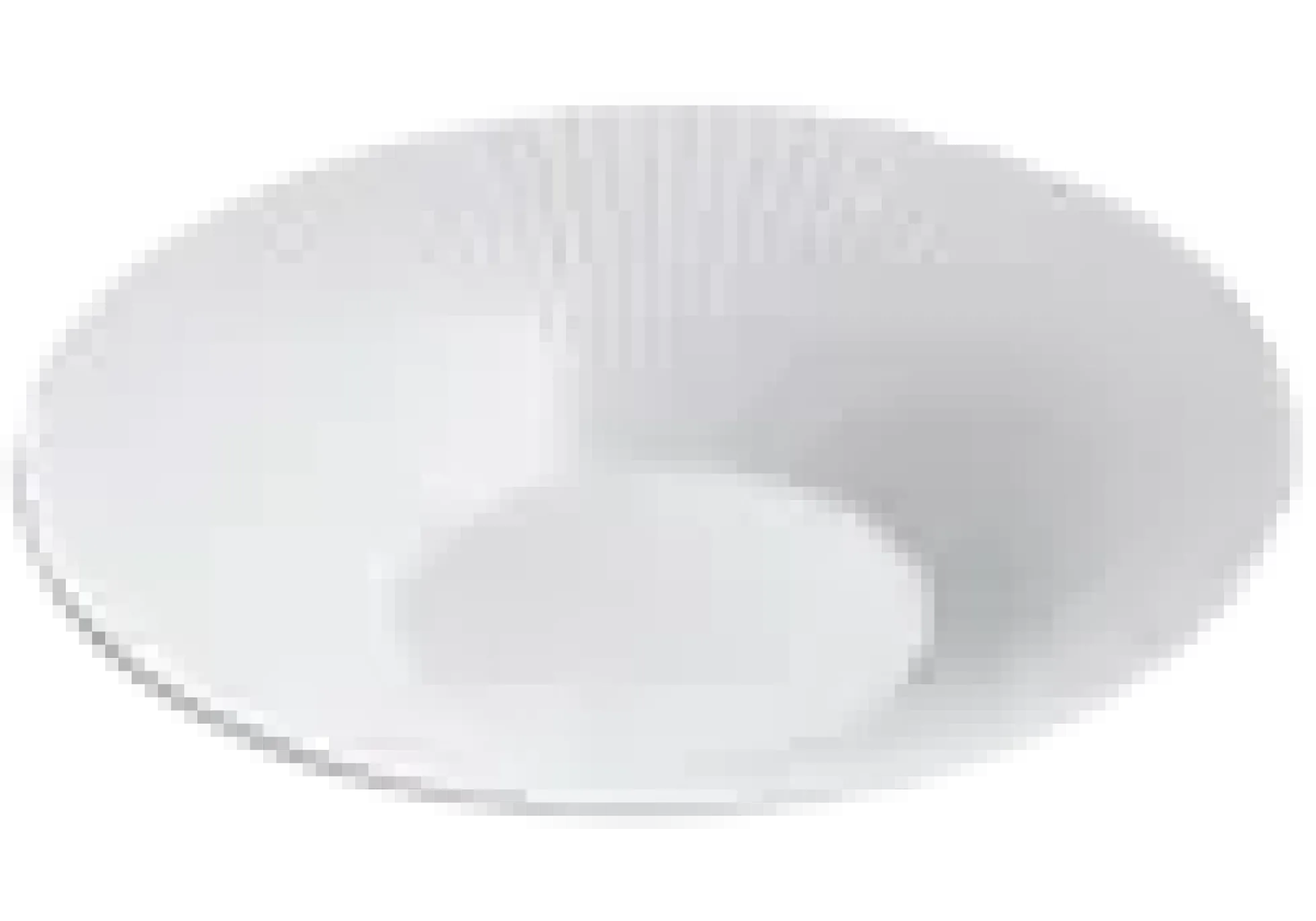 PASTATALLERKEN HAMMERSHØI HVIT PORSELEN