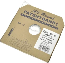 Patentband 1012 AR12mmx1,5mmx10m hvit